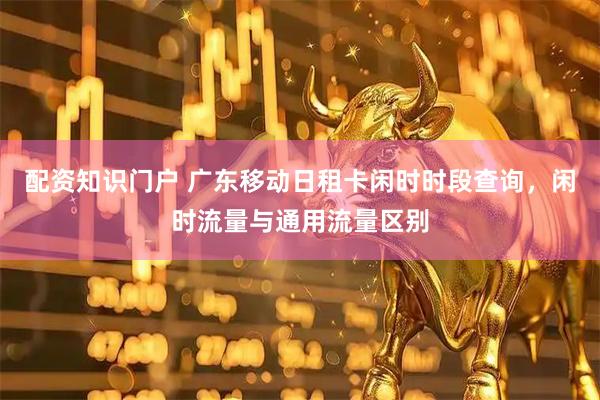 配资知识门户 广东移动日租卡闲时时段查询，闲时流量与通用流量区别