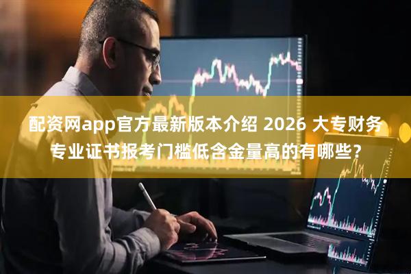 配资网app官方最新版本介绍 2026 大专财务专业证书报考门槛低含金量高的有哪些？